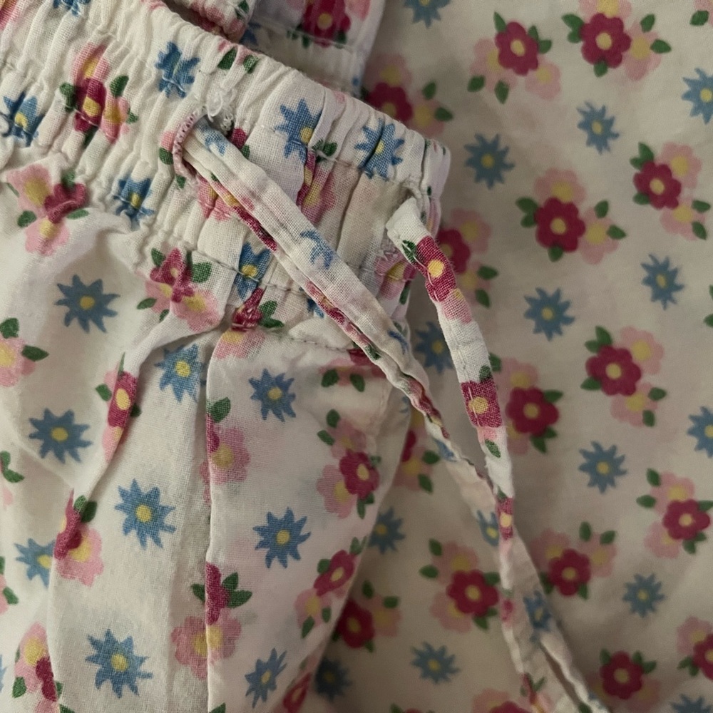 Floral Print Women's Pajama Bottoms